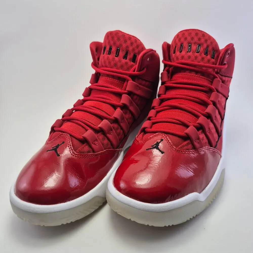JORDAN "Max Aura" Red Basketball Shoes Mens Size 7.5 - Picture 9 of 12